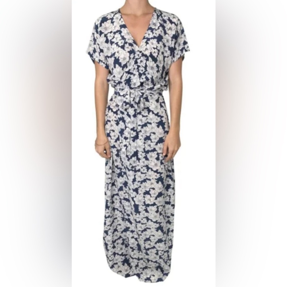 Acacia Swimwear Nahiku Maxi Dress in Blue Magnolia